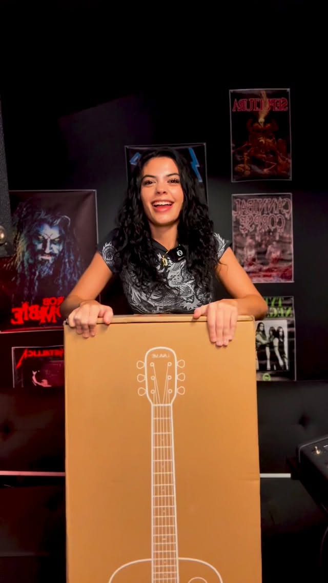 Instagram post by @laurynleroy for LAVA MUSIC. Caption reads: thank you @lavamusicofficial for sending me this....