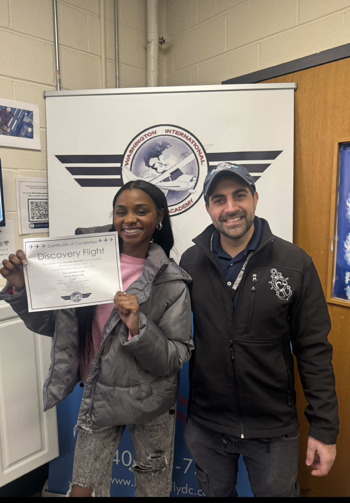 TikTok post by @nevaehbbaby for ClassPass. Caption reads: I had such a great experience at Washington....