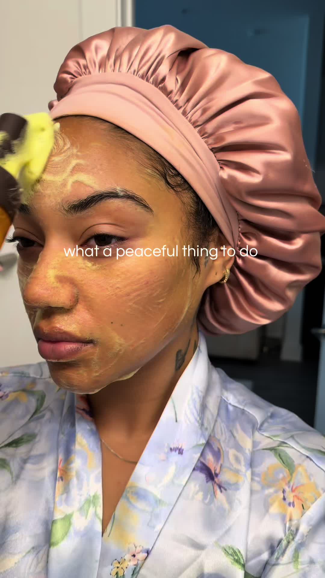 TikTok post by @_kikilee_ for Glo Melanin. Caption reads: [...] my face! Currently loving this @✨ Glo....