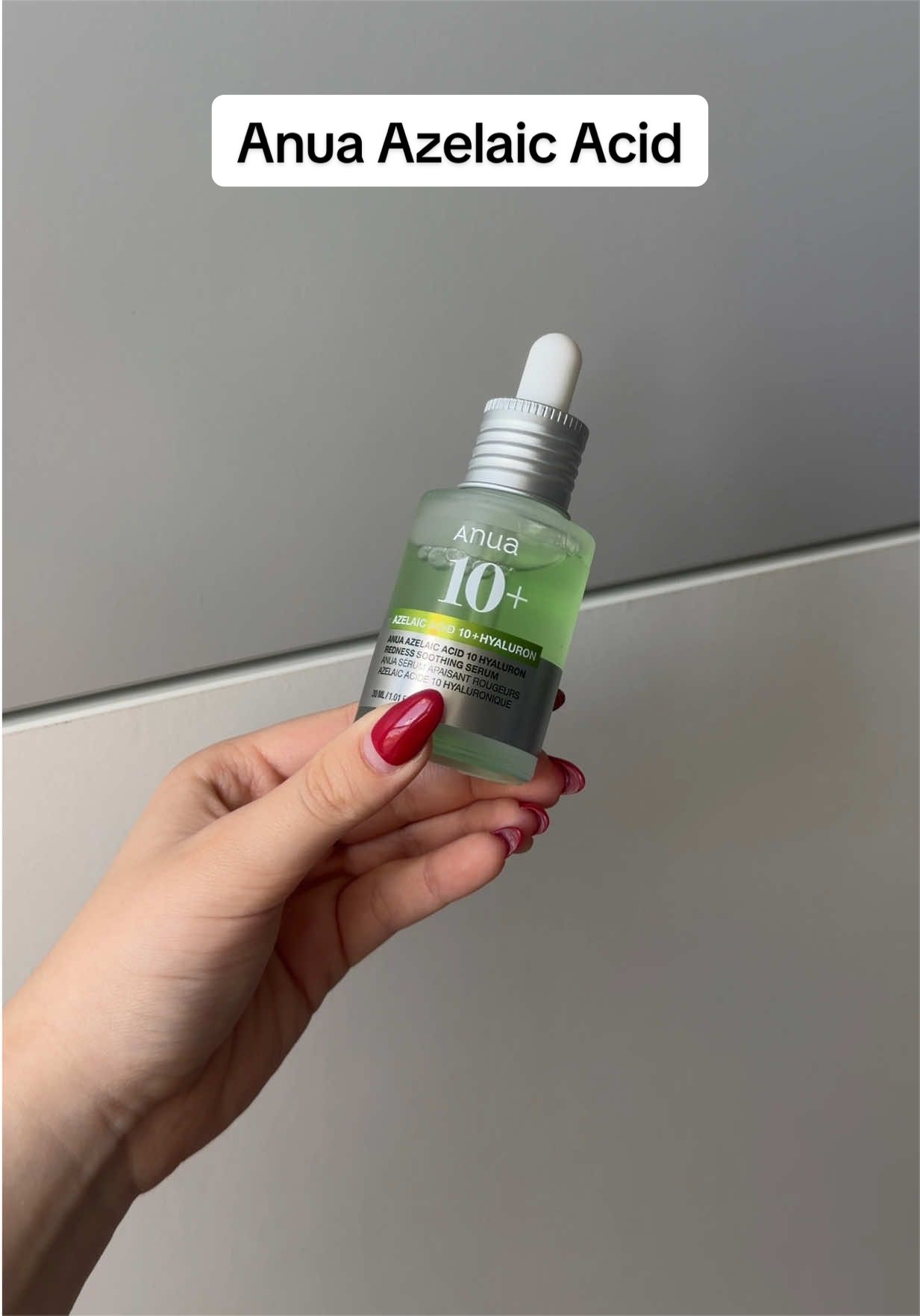 TikTok post by an influencer for ANUA Global. Caption reads: @anua_global This works magic 🪄 #koreanskincare....