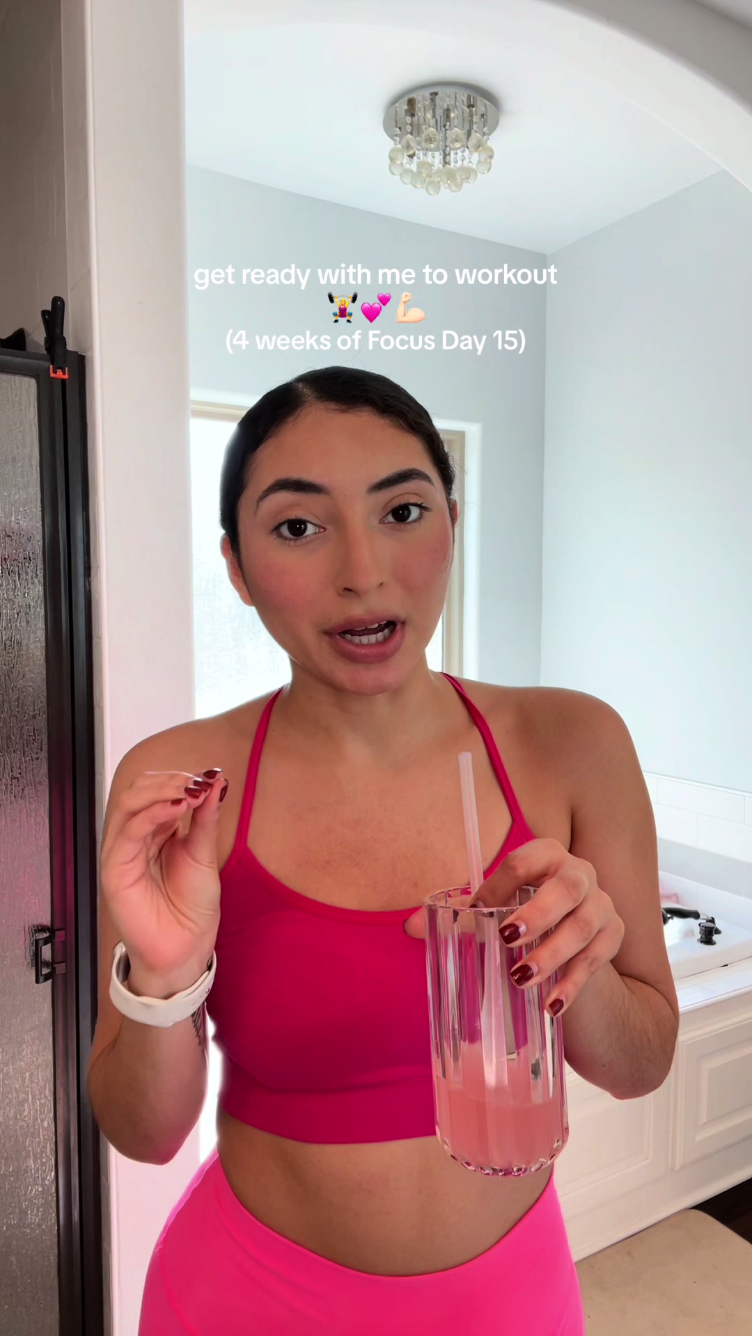 TikTok post by @angelaxsantanaa for BODi. Caption reads: [...] I am so proud of myself. 👏🏻 Join the @BODi....