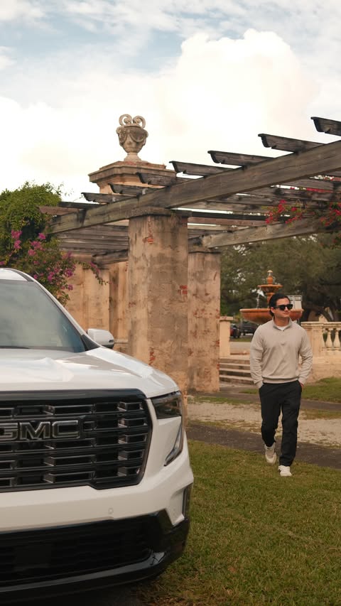 Instagram post by @twooutsiders for GMC. Caption reads: [...] board in 2026 … and putting the 2026 @GMC....