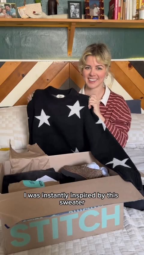 Instagram post by @handydandy_brandy for Stitch Fix. Caption reads: I had SO much fun getting out of my comfort zone....