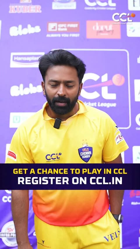 Instagram post by @shanthnu for Celebrity Cricket League. Caption reads: [...] in Bio #ccl2026 #ccl #celebritycricketleague....