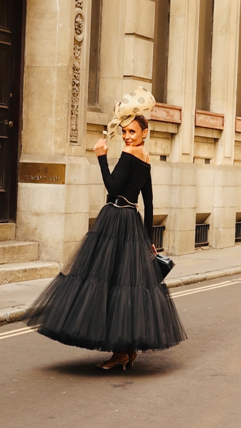 Instagram post by @theelegantstylist for The Kooples. Caption reads: The Rebel in Me

When I say “Blame” what I really....