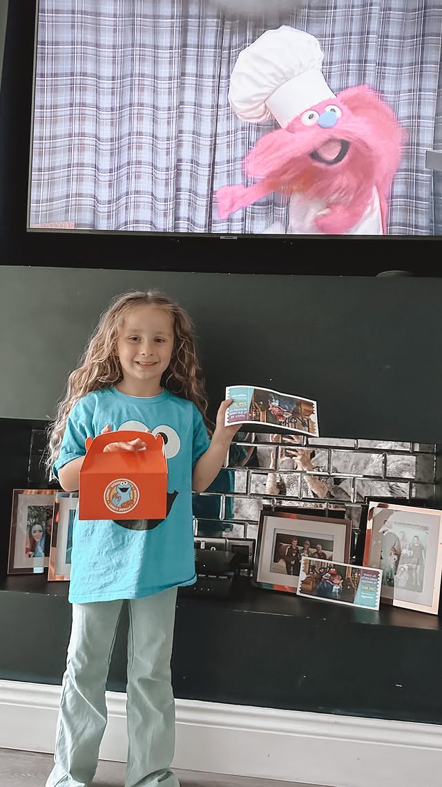 Instagram post by @lucy_andb_adventures for Sesame Street. Caption reads: [...] mega excited to watch 6 most recent....