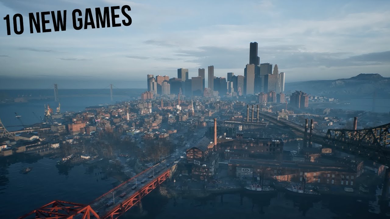 YouTube post by @gameranxTV for The Verge. Caption reads: PC GAMING IN BIG TROUBLE? 10 BRAND NEW GAMES....