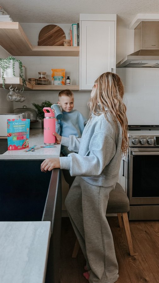 Instagram post by @todaysmodernbebe for Organika. Caption reads: Fall always feels like a fresh start — new....