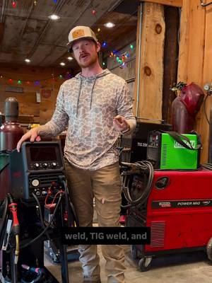TikTok post by @ledfordworks for YesWelder® Official. Caption reads: If your trying to maximize your space, time, and....