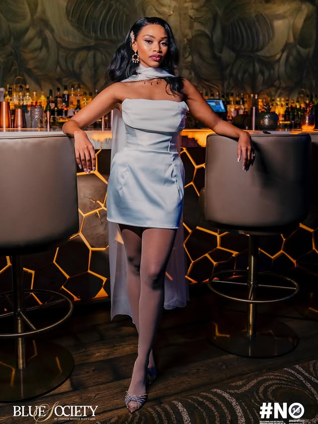 Instagram post by @shalatesekhabi for Johnnie Walker. Caption reads: [...] with Johnnie the other night....