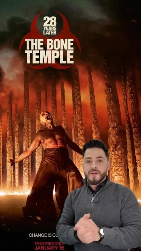 Instagram post by @rogojinaruflorin for InterComFilm Romania. Caption reads: Nu ești pregatit sa vezi în cinema primul horror....