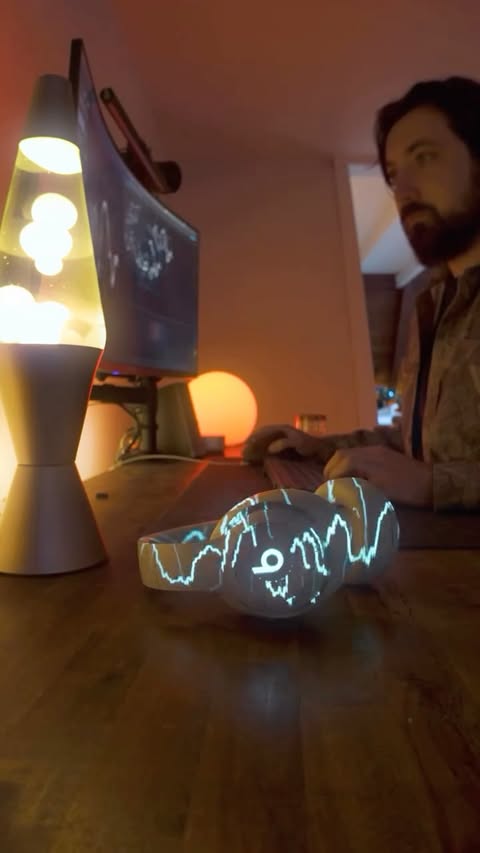 Instagram post by @motion.by.nick for Beats by Dre. Caption reads: projection mapping my headphones @beatsbydre &....
