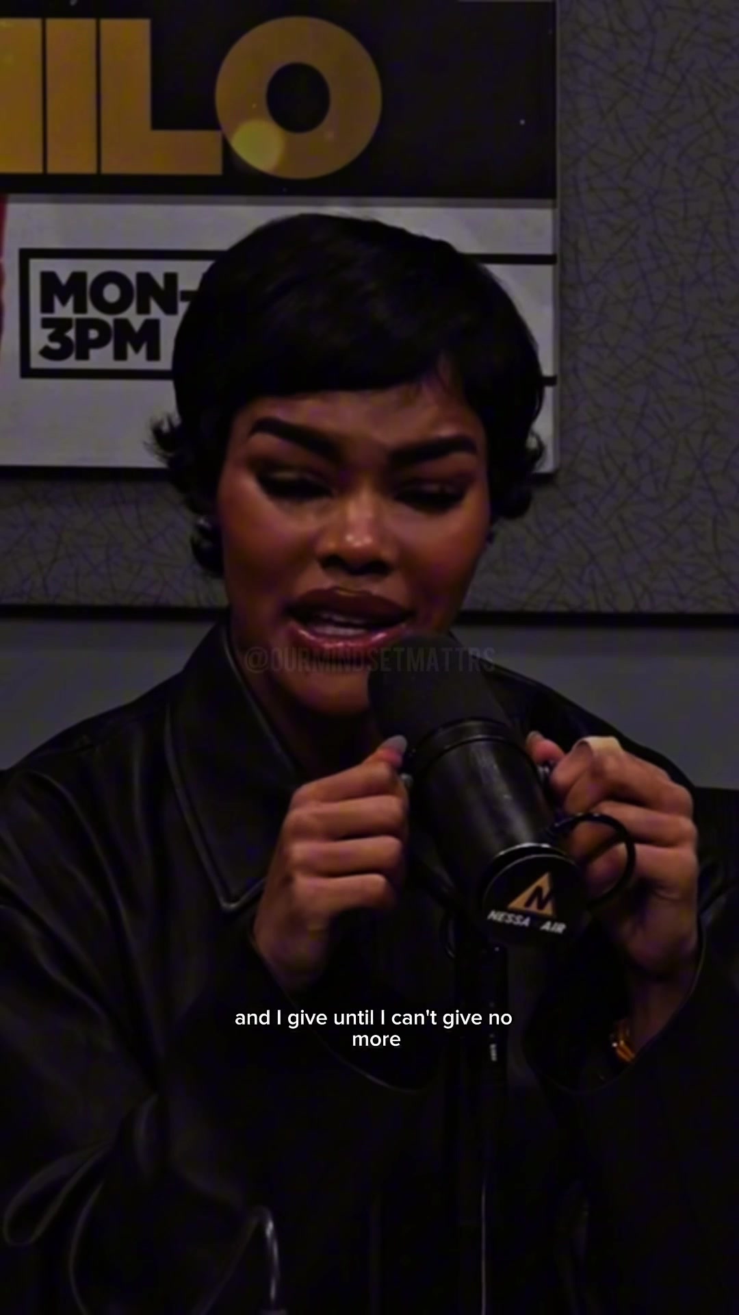 TikTok post by @ourmindsetmattrs for HOT 97. Caption reads: The powerful silence…  • Follow us....