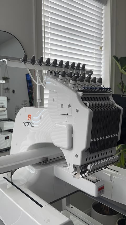 Instagram post by @bykatviana for Ricoma. Caption reads: [...] miss Kat has officially joined the Ricoma....