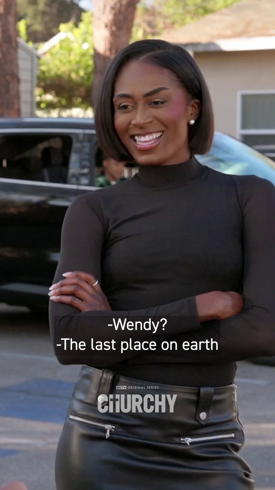 Instagram post by @cnelson for BET. Caption reads: That child lookin’ like Calvin’s twin! Face card....