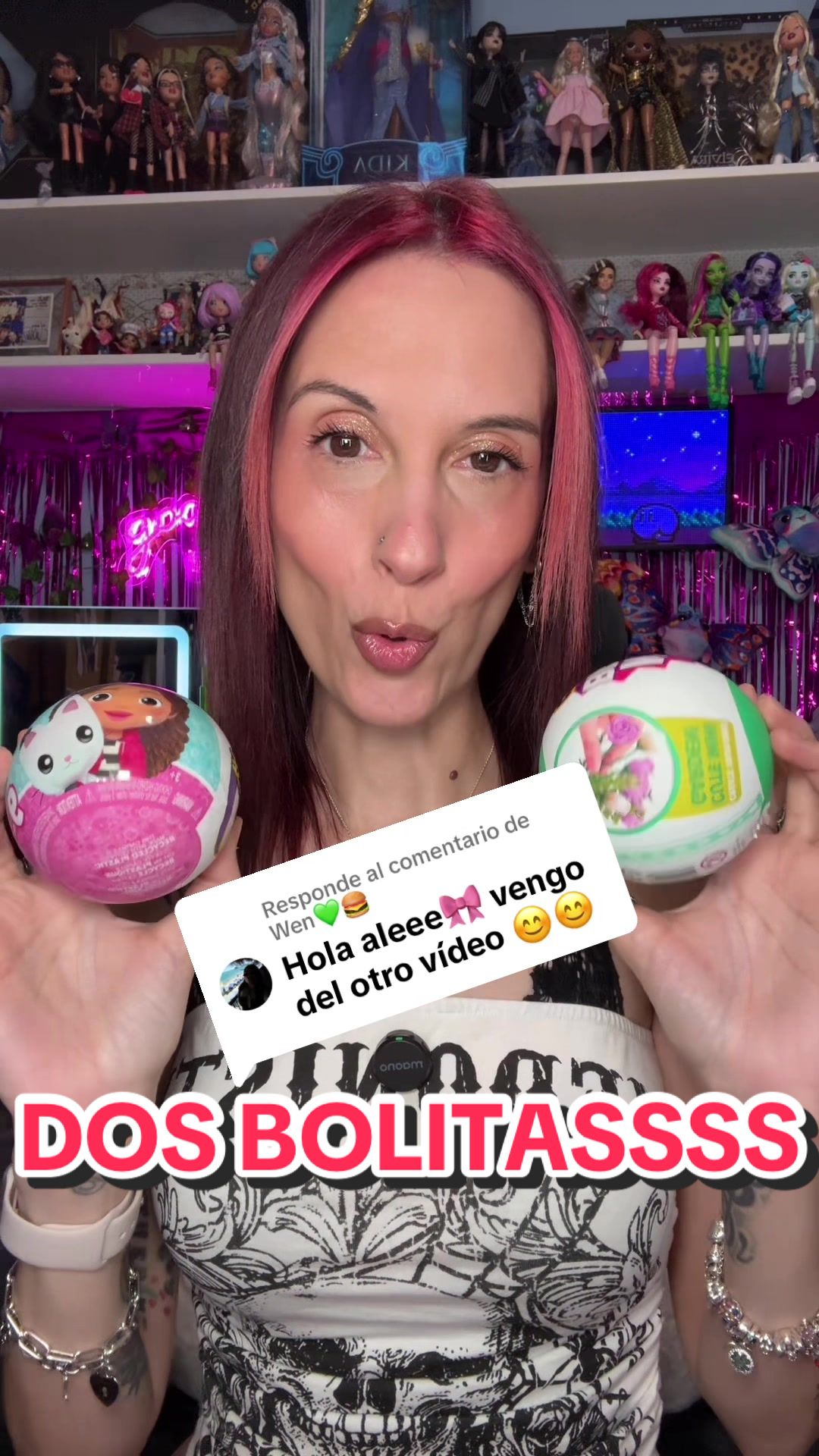 TikTok post by @elmunditodeale for ZURU Toys. Caption reads: [...] #gabbysdollhouse #humor #parati  @ZURU Toys....