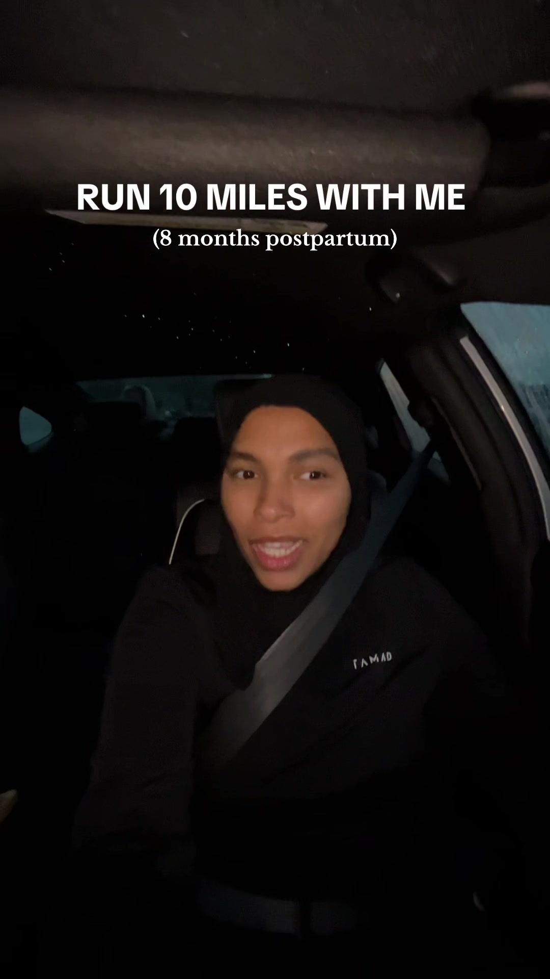 TikTok post by @speakpure for VOILE CHIC. Caption reads: I’ve been using @Runna to train for my upcoming....