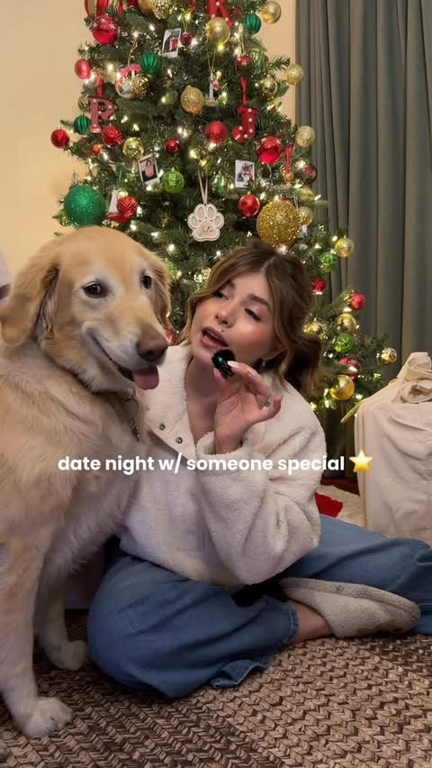 Instagram post by @jen.alondra for Tito’s Handmade Vodka. Caption reads: #ad A pup cup for Lula, a flavorful @titosvodka....