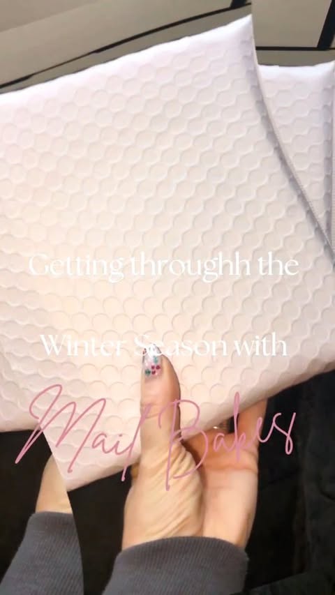 Instagram post by @leahxmarsh for MailBakes. Caption reads: Everything feels better when there's Cake involved....