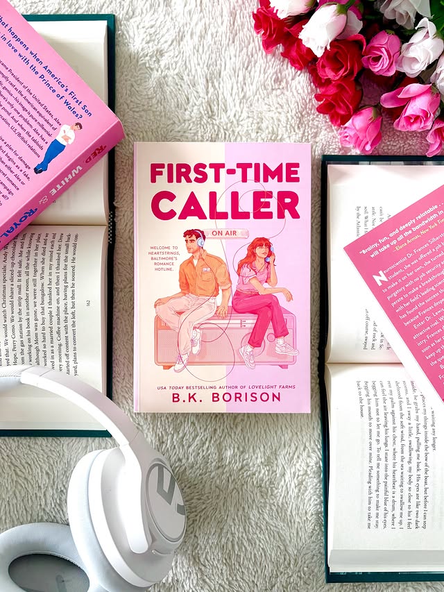 Instagram post by @karas_reads for Penguin Random House Audio. Caption reads: 🎧 𝔹𝕠𝕠𝕜 ℝ𝕖𝕧𝕚𝕖𝕨 🎧 𝐅𝐢𝐫𝐬𝐭 𝐓𝐢𝐦𝐞....