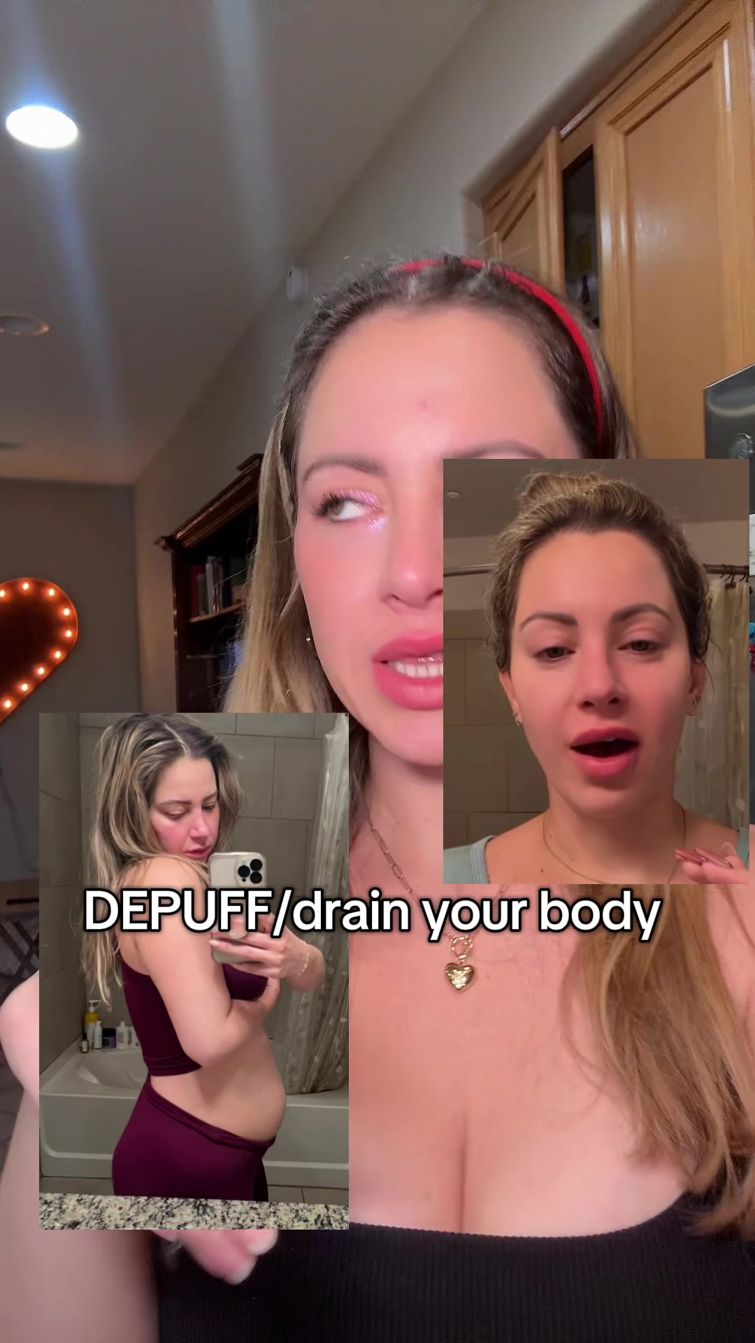 TikTok post by @thebiohackingbeauty for Earth Harmony. Caption reads: [...] earth actually helped move the lymph @Earth....