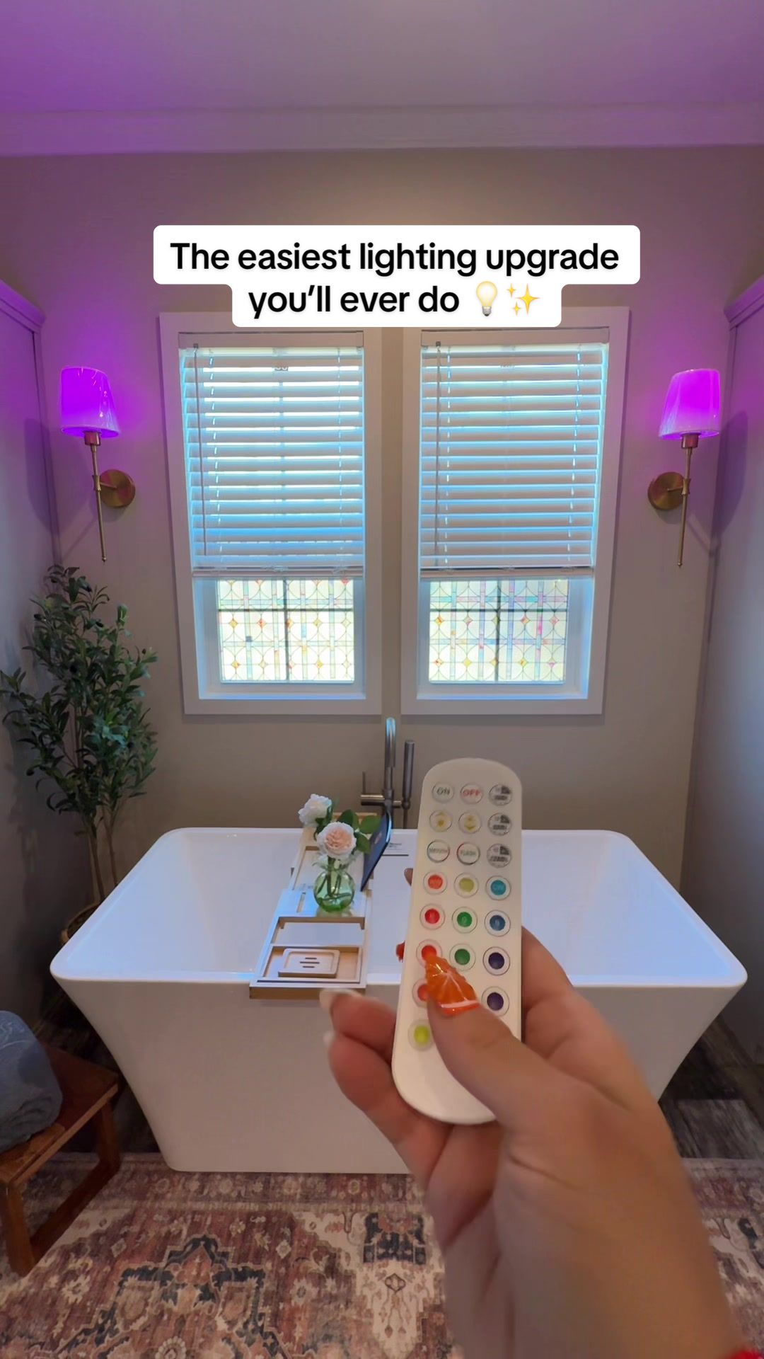TikTok post by @dedragillisholt for Viyawise US. Caption reads: [...] #batteryoperated #homeinspo @Viyawise US.