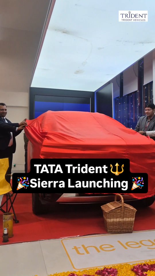 Instagram post by @mirzapuria_vlogger for Tata Motors. Caption reads: [...] 09589 #TataSierra #TheLegendReturns....