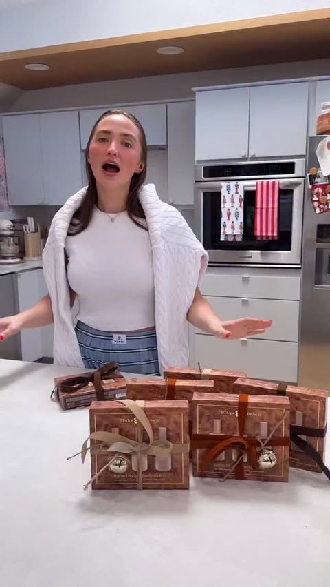 Instagram post by @kenzieelizabeth for Blake Brown Beauty. Caption reads: [...] favorite-things gift ever from....