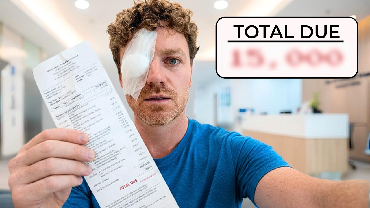 YouTube post by @TheJoeyP for Wise. Caption reads: I Had Unexpected Surgery in Bangkok Hospital (how....
