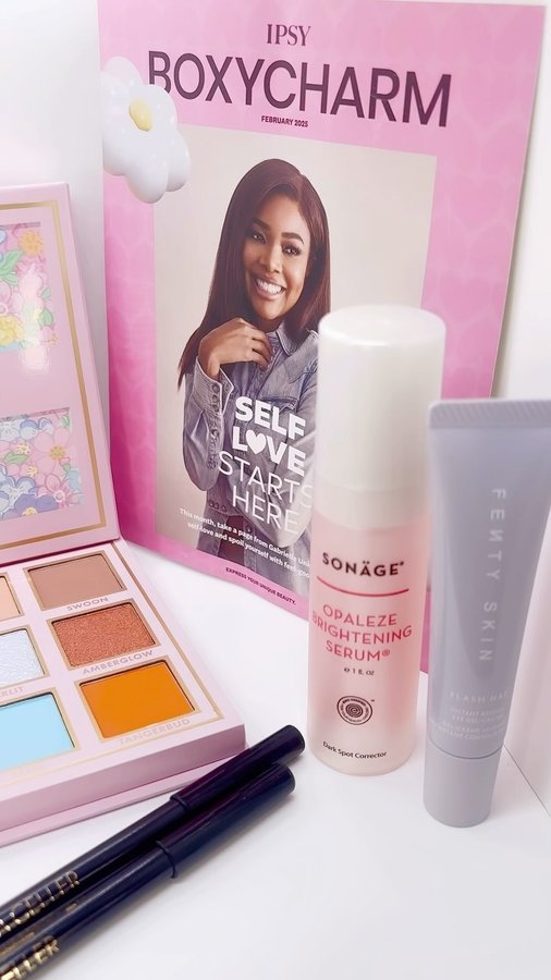 Instagram post by @dezdmc for Ciaté London. Caption reads: #GiftedbyIPSY| L♥️VE YOURSELF with the FEBRUARY....