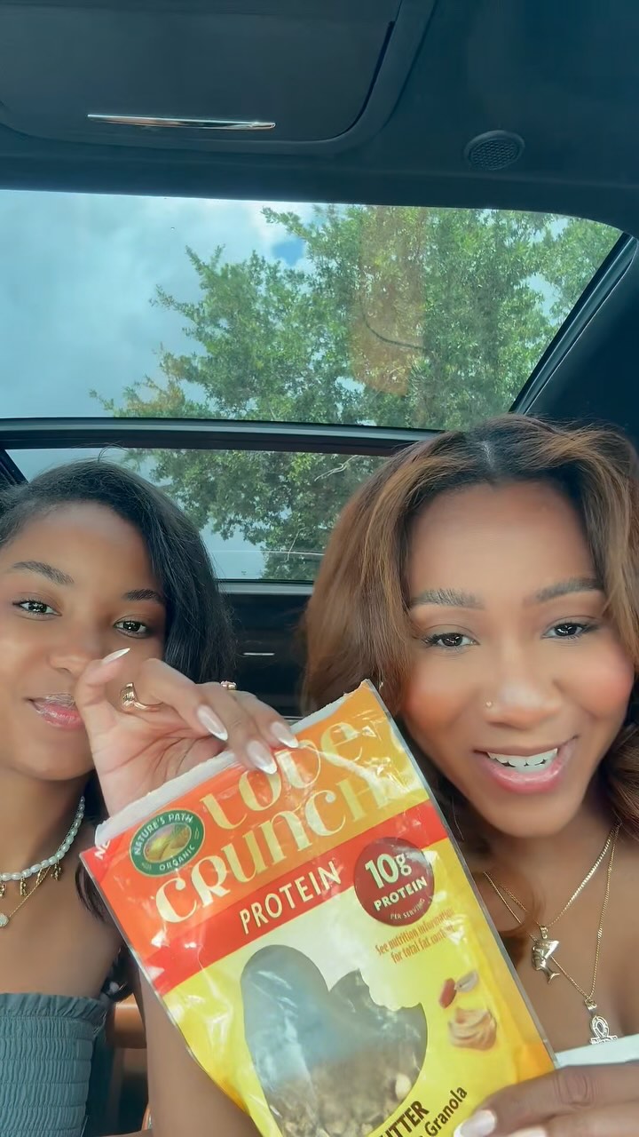 Instagram post by @lifewithcina for Natures Path. Caption reads: [...] every other day stocking up on....