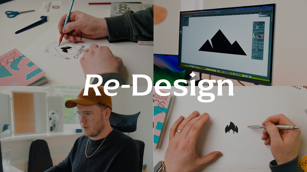YouTube post by @willpatersondesign for Kittl. Caption reads: Re-Designing My Subscribers Logo (Full Breakdown)....