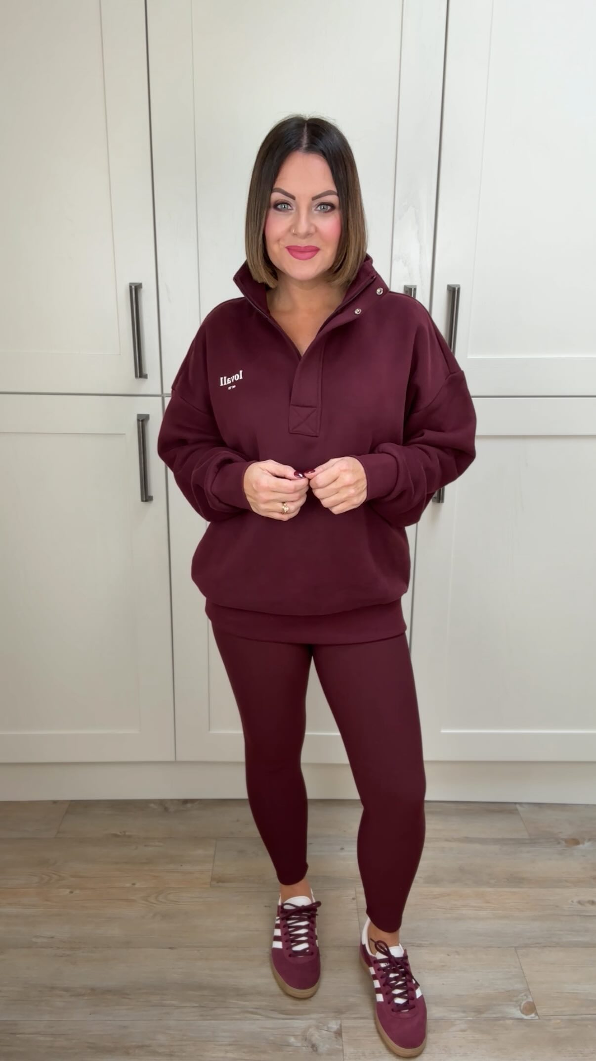 Instagram post by @mama_loves_leopard for LOVALL. Caption reads: Keep watching to the end to see me try on these....