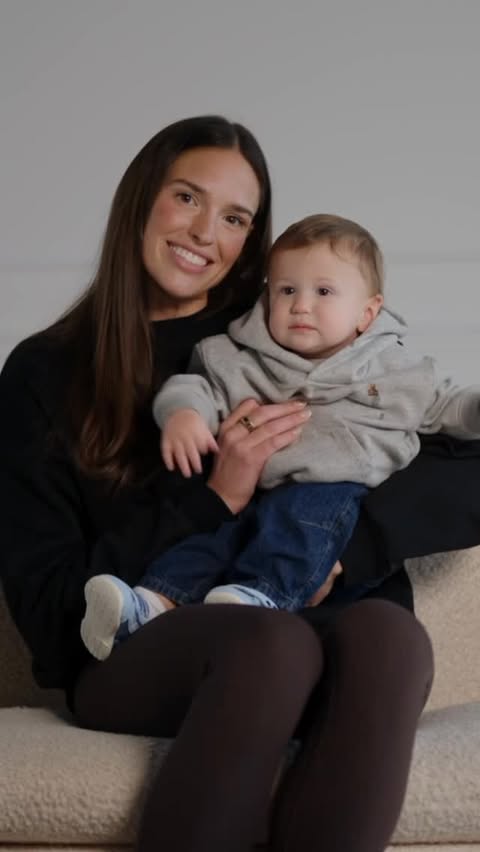 Instagram post by @bet.on.her.collective for Mizuno USA. Caption reads: From welcoming a baby to stepping back on the....