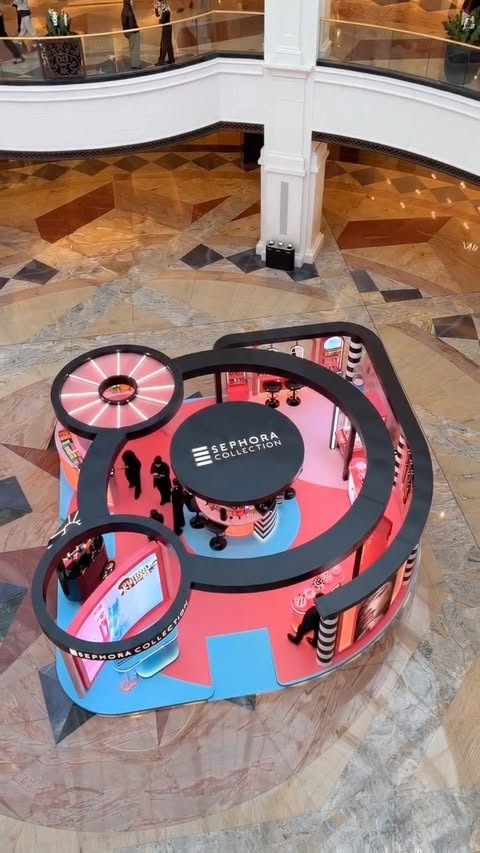 Instagram post by @rosealbander for Sephora. Caption reads: SEPHORA COLLECTION PODIUM has everything you....