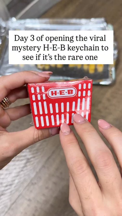 Instagram post by @breshell for H-E-B. Caption reads: If you pull the rare one on your first try have....