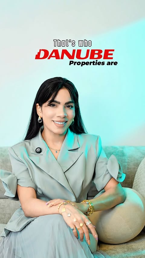 Instagram post by @aniqasardar for Danube Properties. Caption reads: [...] as a moment to make a wish✨ At Danube....