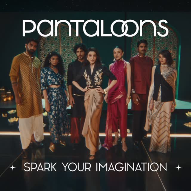 Instagram post by @trending.pune for Pantaloons. Caption reads: ✨Your imagination is the only limit.✨
This festive....