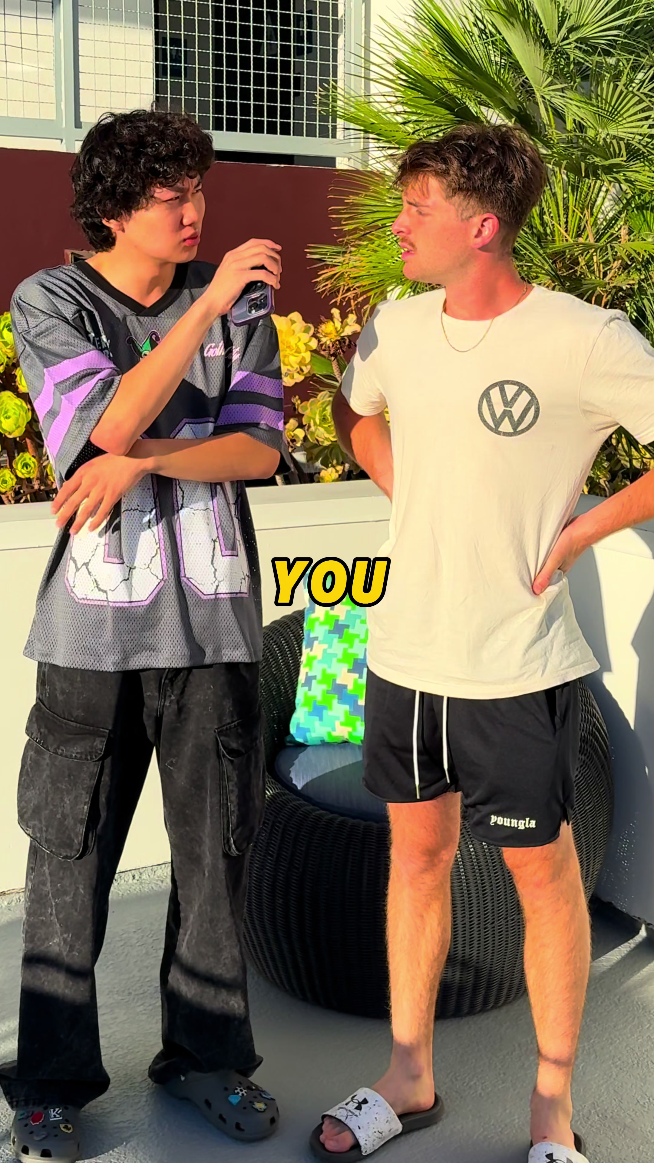 TikTok post by an influencer for Fashion Nova. Caption reads: Who’s more honest guy 1 or 2 @FashionNova by....