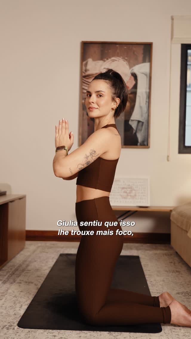 Instagram post by @giuliaporro for Huawei Mobile France. Caption reads: Para equilibrar a rotina de gerente de marketing e....