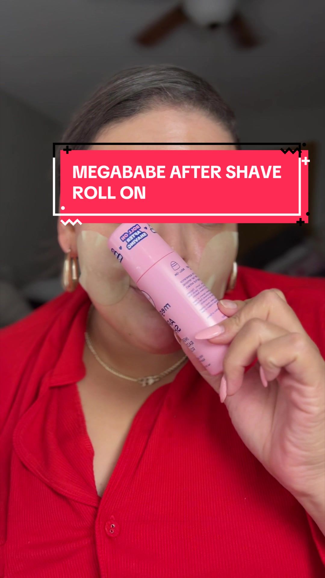 TikTok post by @tay_reneeh for Megababe. Caption reads: [...] men 🤣😭 don’t laugh at me plz 😭😭😭....