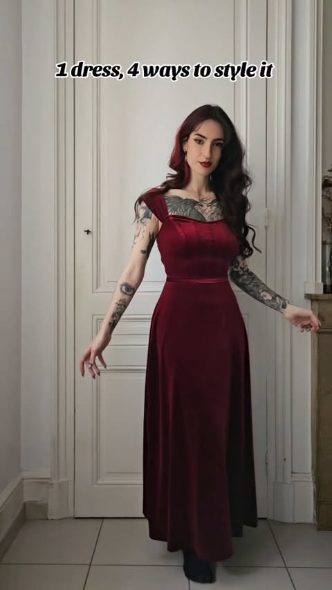 Instagram post by @allienhr for Retro Stage. Caption reads: [...] one is your favorite ? 🥀

Dress :....