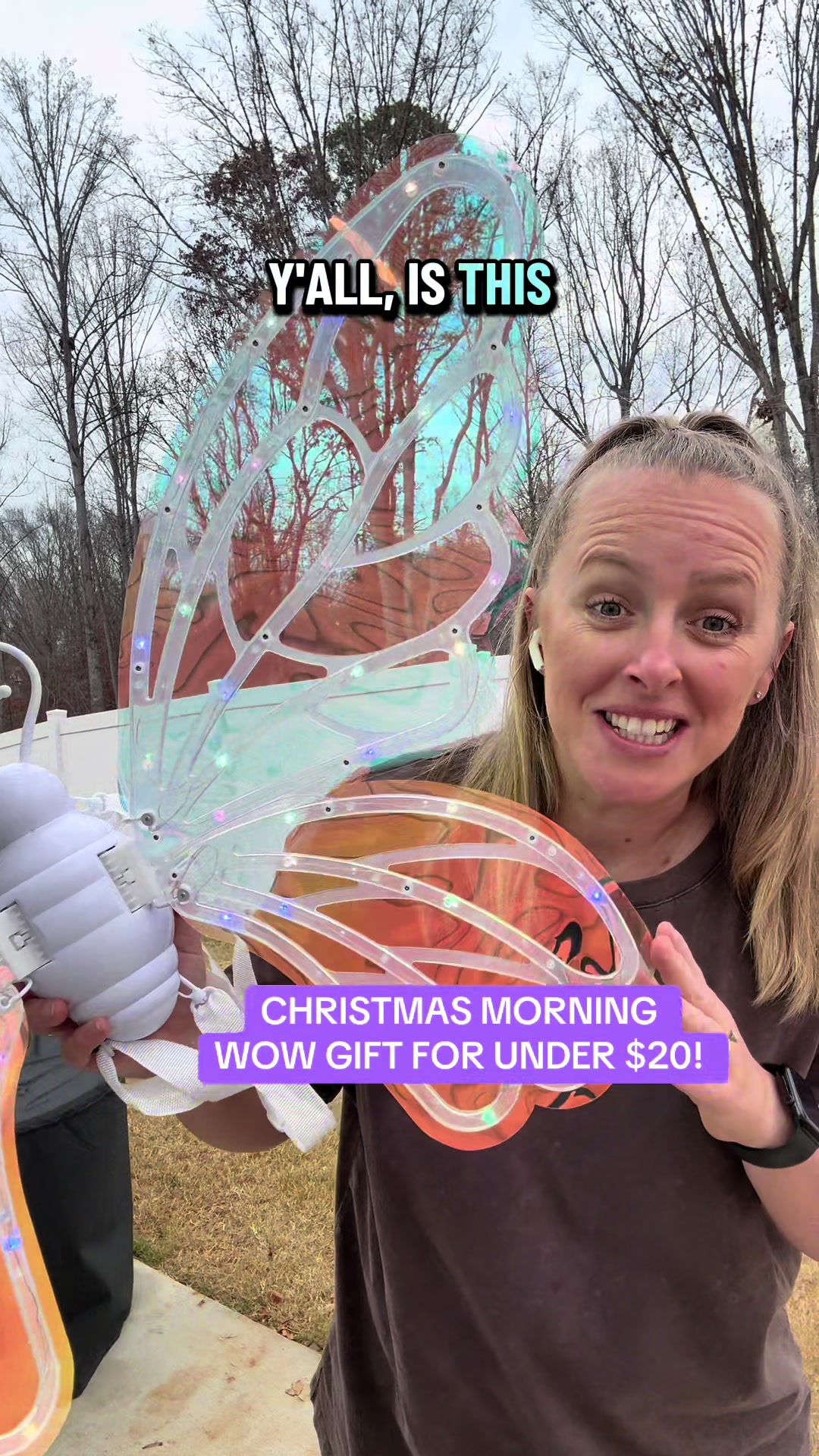 TikTok post by @momlifewithpaiger for Talgic. Caption reads: Looking for the WOW gift this Christmas? 🎄✨ These....