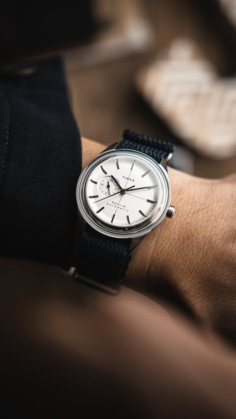 Instagram post by @watchstudies for Timex. Caption reads: [...] ‘Jet’ and I’ll DM you the link! This is....