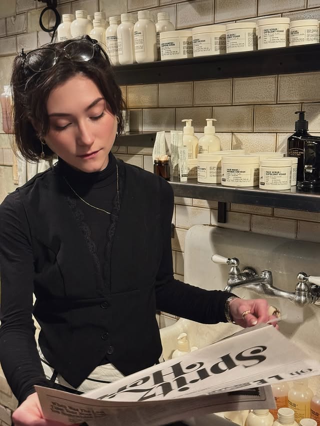 Instagram post by @tillyholker for Le Labo Fragrances. Caption reads: Why is it that I can visit Le Labo over and over....