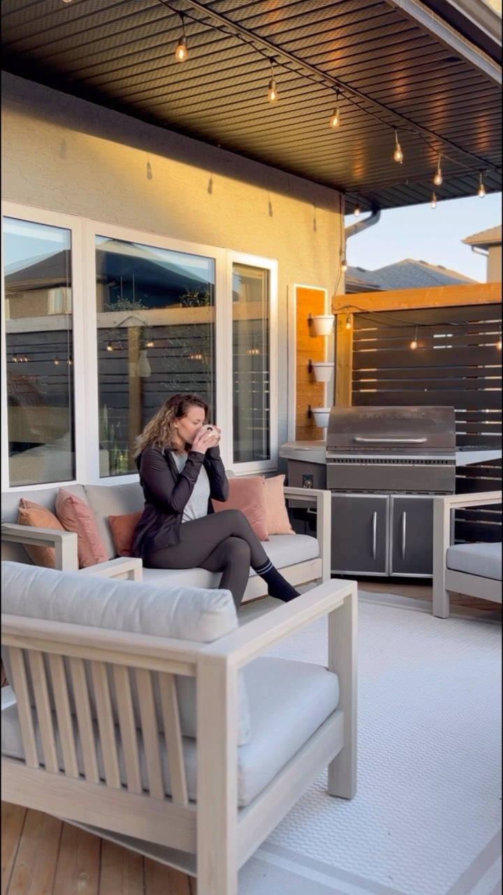 Instagram post by @fromhousetohomediy for Article. Caption reads: It sounds like summer ☀️
Last year, our deck went....