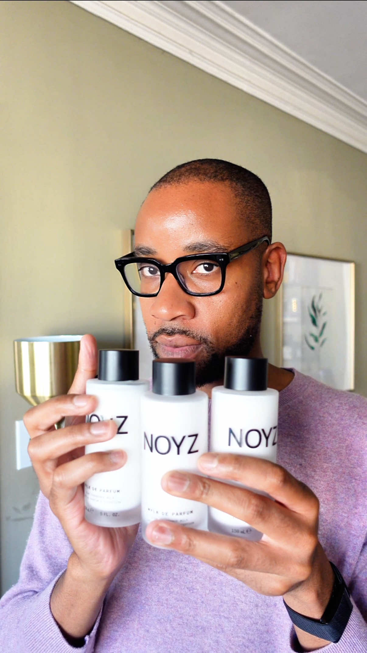 TikTok post by @sircandleman for NOYZ. Caption reads: [...] You need to get AD | Mylk de Parfum by NOYZ....