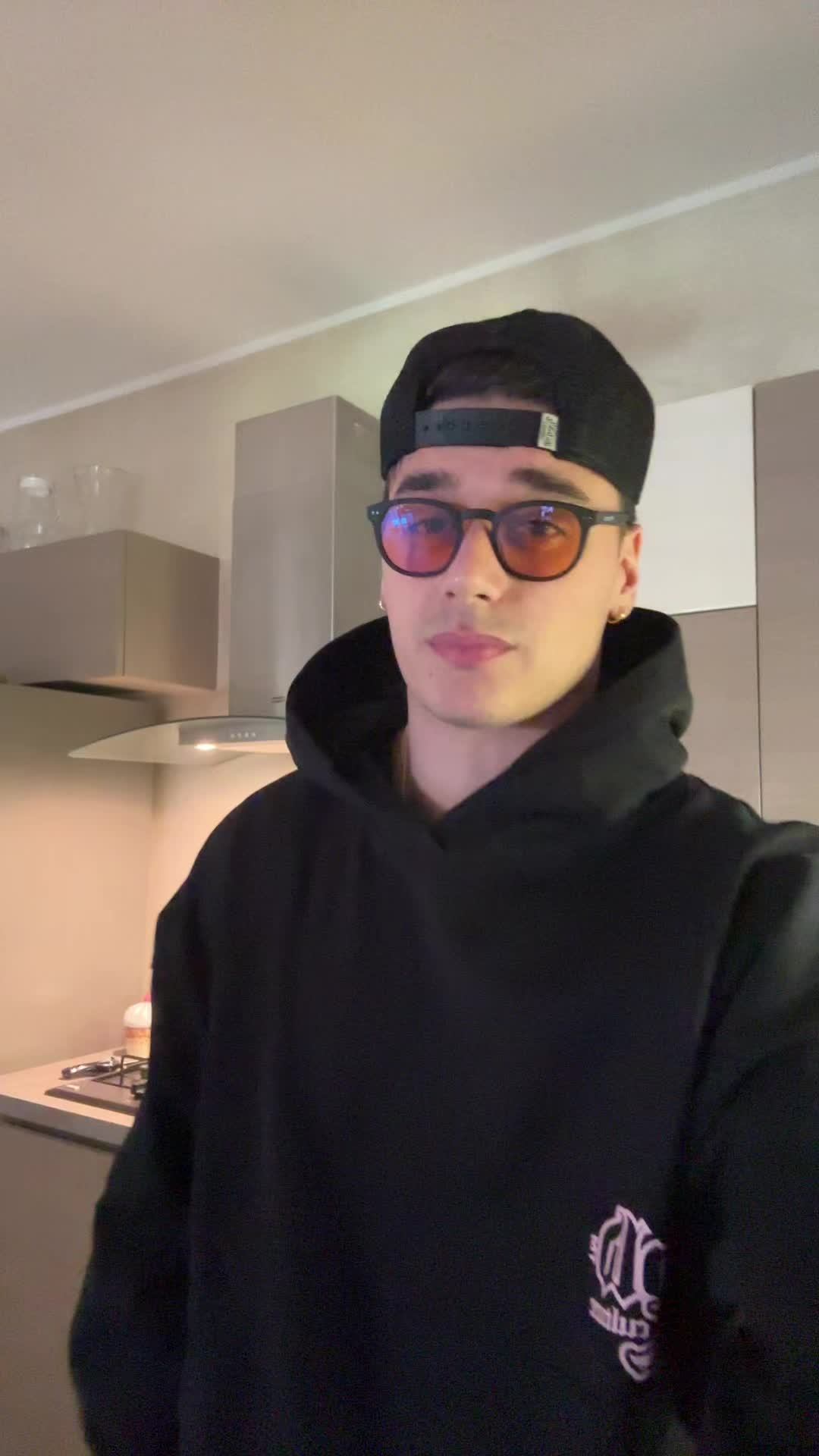 TikTok post by @franchino444 for Cold Culture. Caption reads: Pants and hoodie form @Cold Culture.