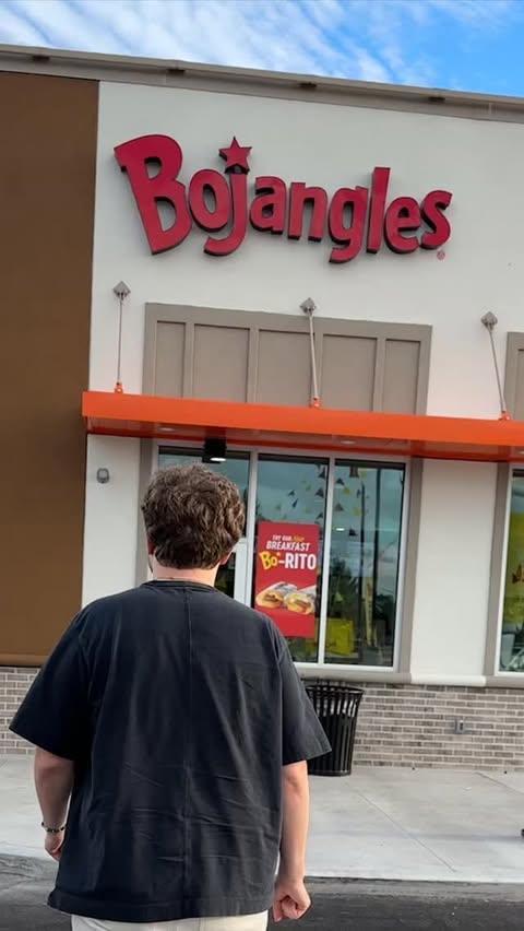 Instagram post by @aydanig for Bojangles. Caption reads: @bojangles is finally in Texas and I'm trying it....