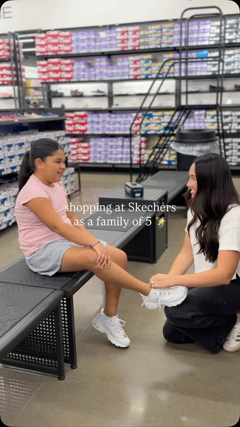 Instagram post by @nicholepaclibar for SKECHERS. Caption reads: [...] you the link to shop our picks! 🫶🏼....